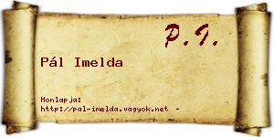 Pál Imelda névjegykártya