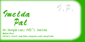 imelda pal business card